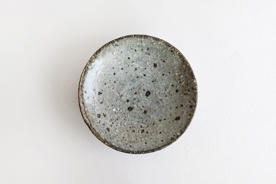 八田亨 - 白掛4寸皿