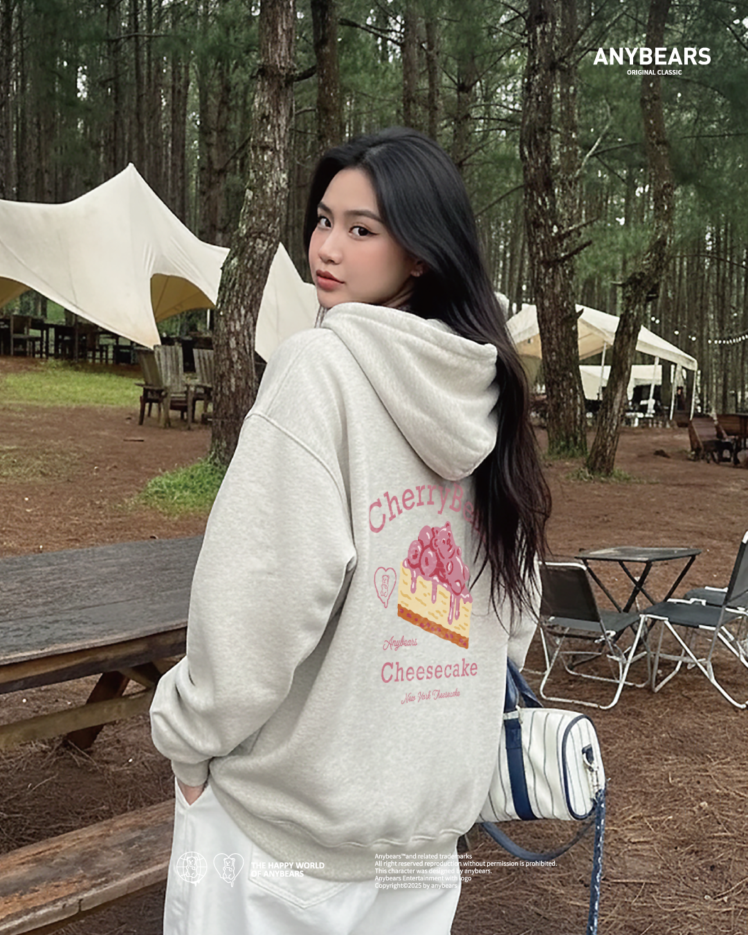 AB-ZIP® 櫻桃起司蛋糕重磅刷毛外套-Z05 Cherry Cheesecake Hooded Jacket