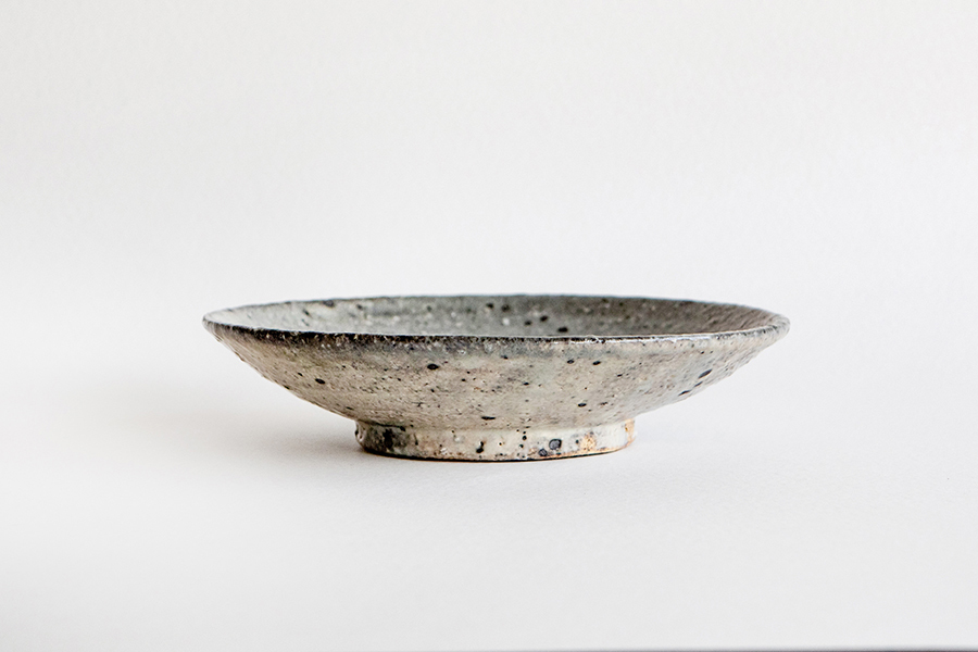 八田亨 - 白掛6寸皿