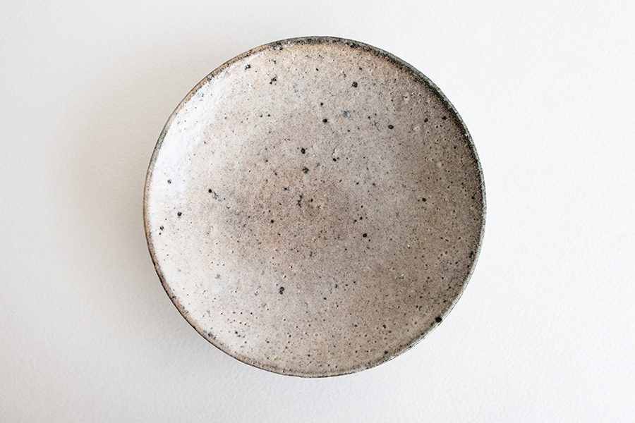 八田亨- 白掛7寸皿