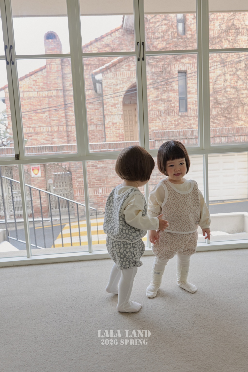 韓國🇰🇷 LALA LAND 提花背心套裝(12m/18m)