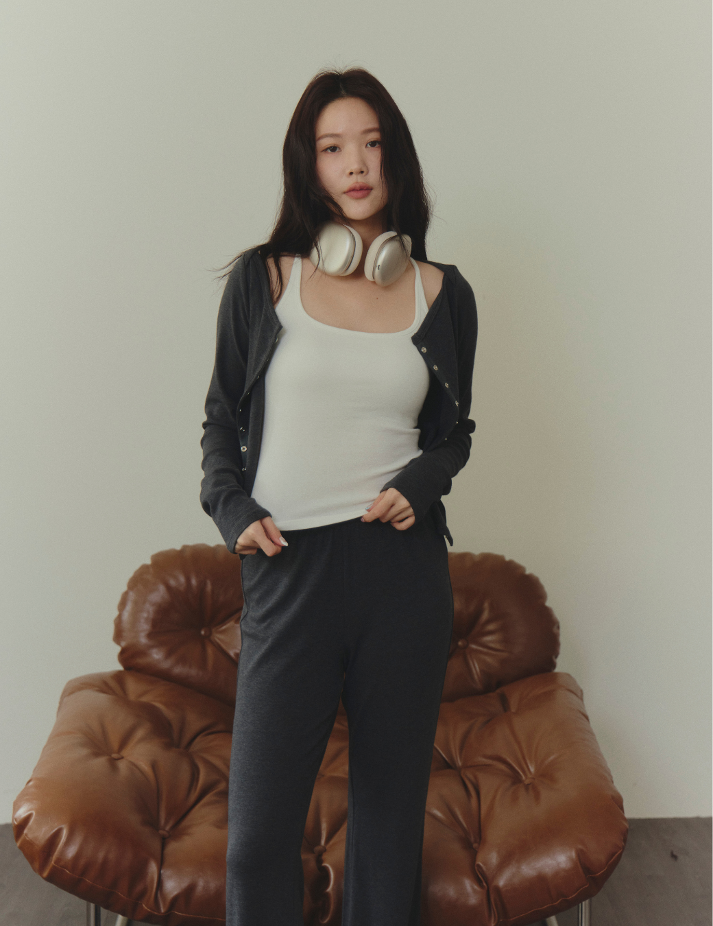 彈性工字Bra Top背心（白色/3尺寸）