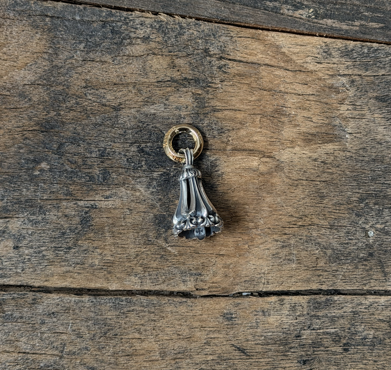 K18 Gold Ring Chrome Bell XS