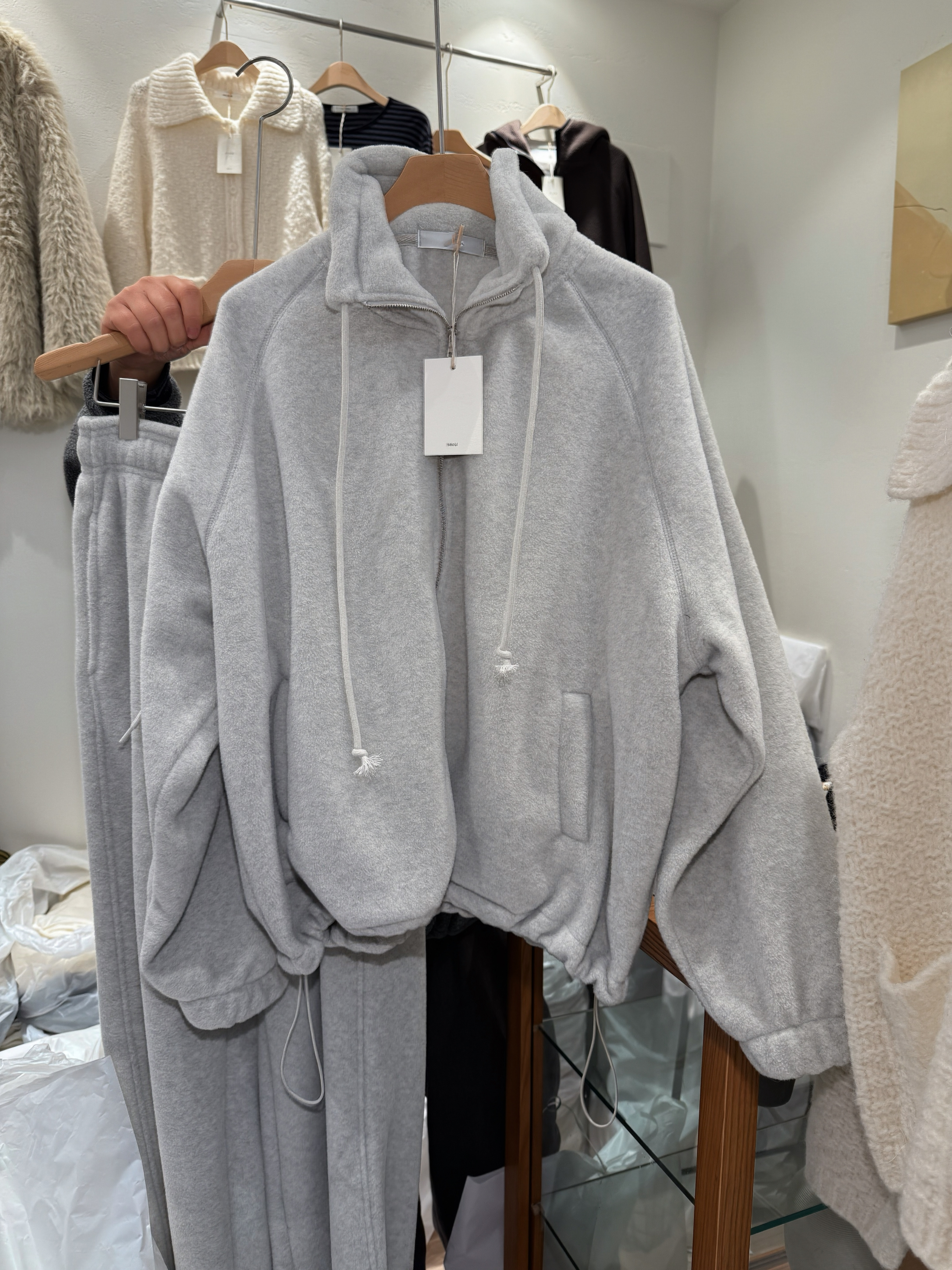 zip-up Fleece 褲
