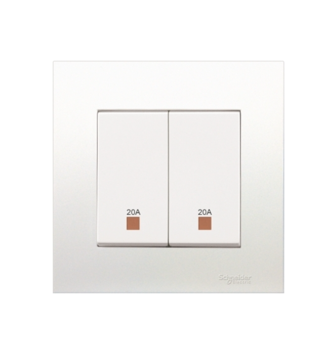 VIVACE(元雅)20A兩位雙極開關制連指示燈-[KB32D20NE]