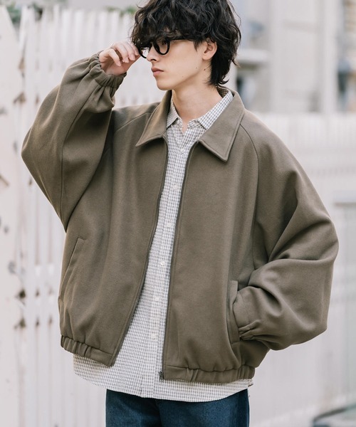 <下殺五折> 日本 科技混紡 寬袖 寬鬆 短版 夾克 五色