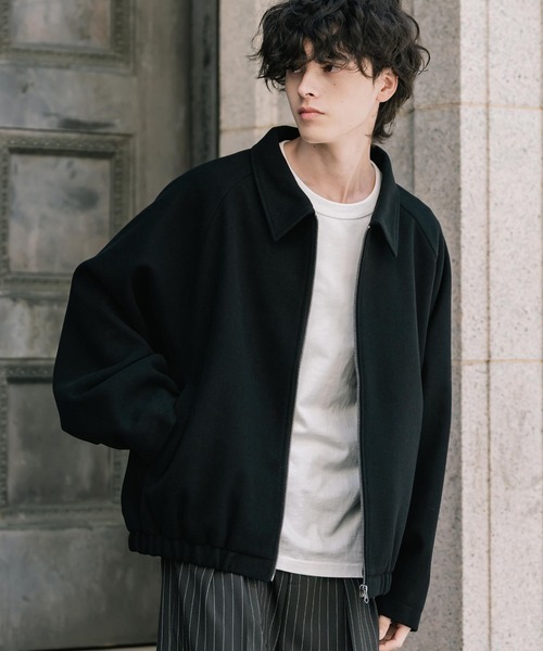 <下殺五折> 日本 科技混紡 寬袖 寬鬆 短版 夾克 五色