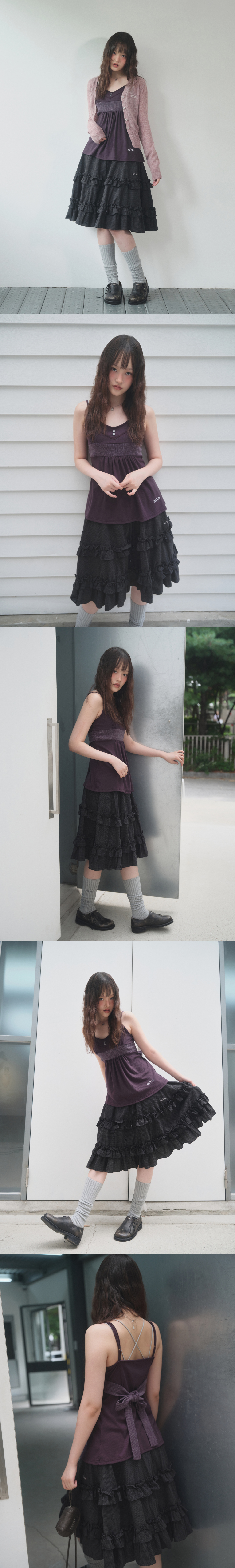 ASON｜CHECK KANGKANG MIDI SKIRT