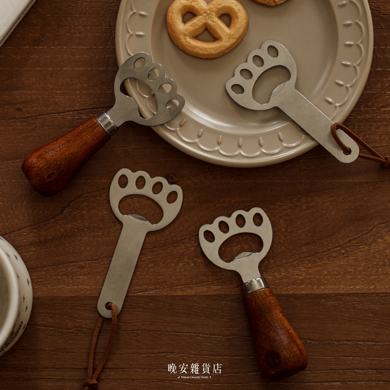 【開瓶神器】木質可愛貓爪貓咪開瓶器