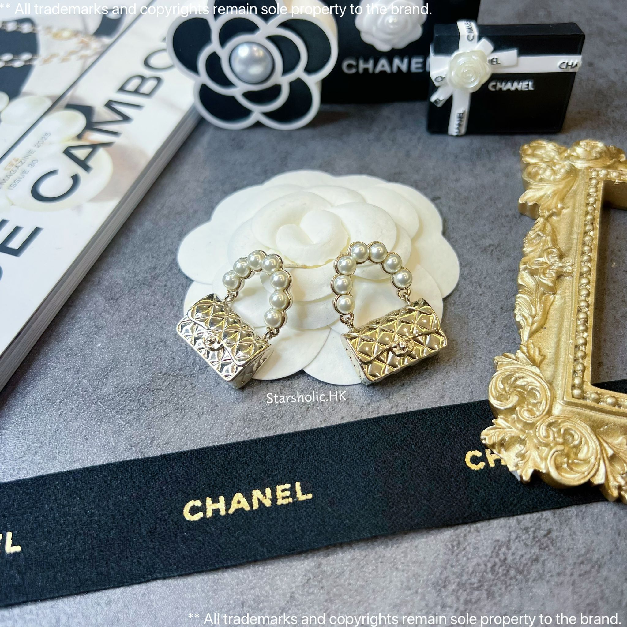 CHANEL 手袋珍珠  Earrings