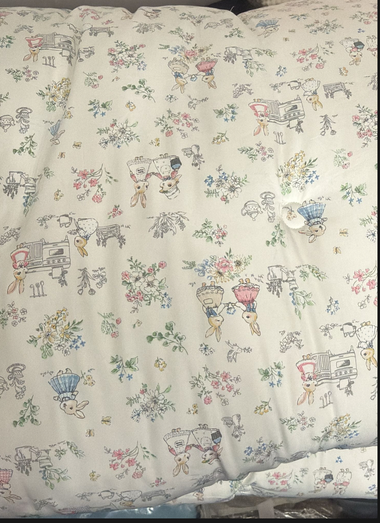 KE2001  兔仔內里絨料 韓國棉被  單人160/210cm $499 雙人200/230cm$599