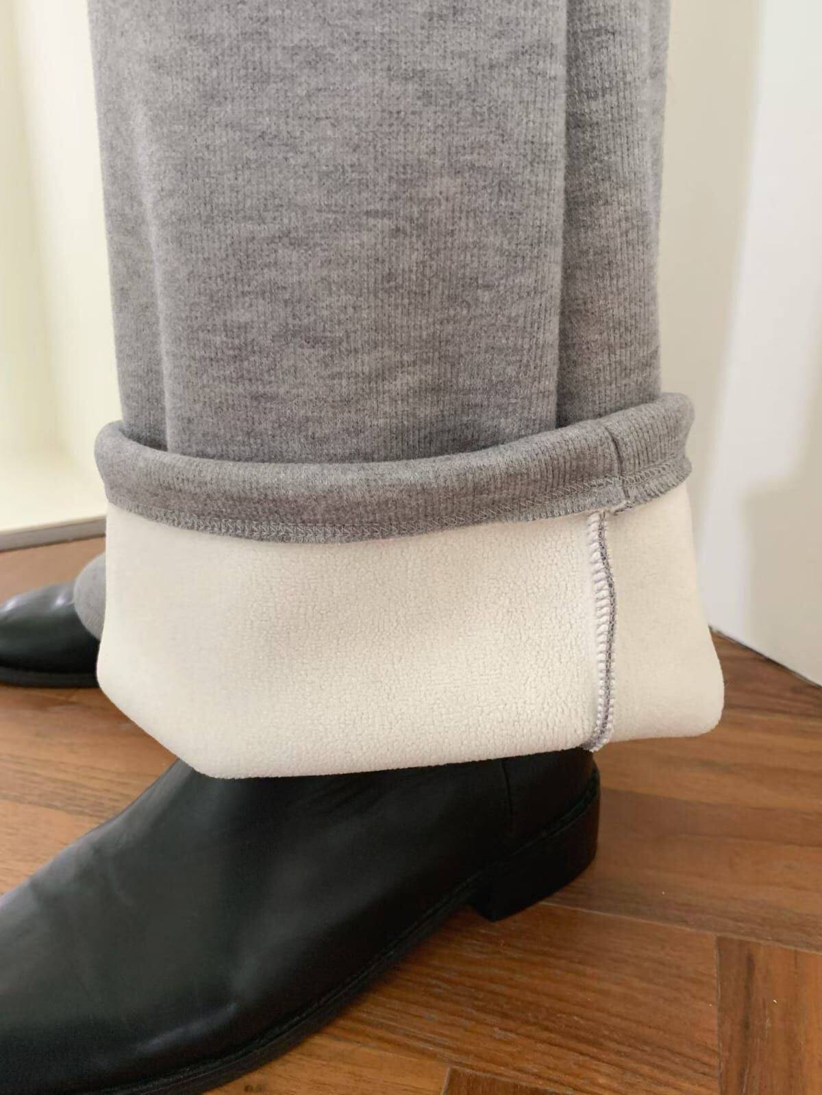 GC5506 內鋪絨棉質喇叭褲 *特價* (優惠碼同充值購物金不適用)