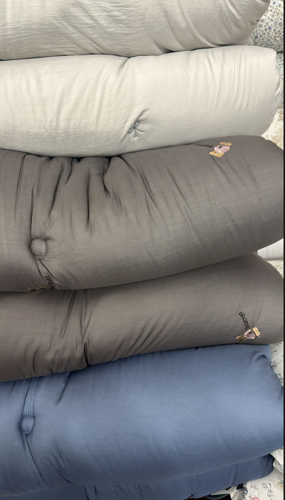 KE2002  刺繡熊仔內里絨料   單人160/210cm $499 雙人200/230cm$599