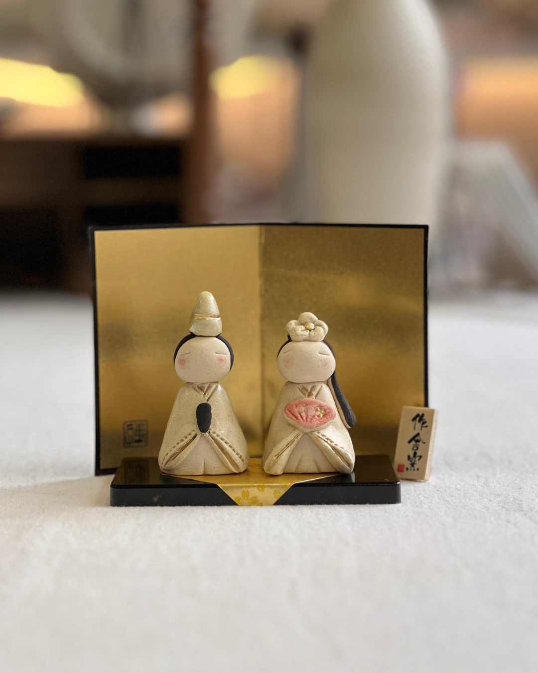 手工製作 織部陶偶娃娃｜瀨戶燒