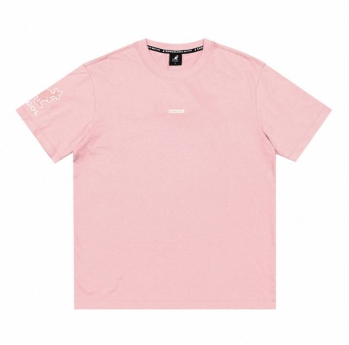 【下殺↘ $399】KANGOL 短袖 短T 中性 粉紅 胸口小LOGO 6225101444