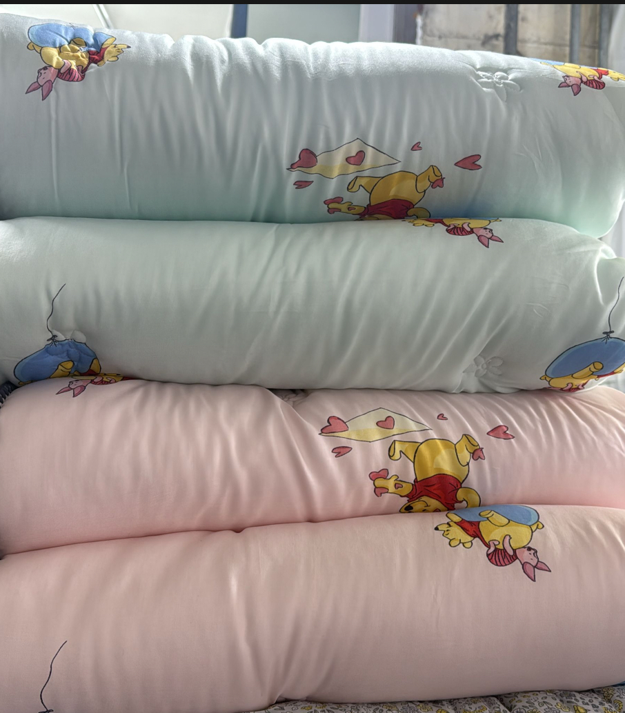 KE2004 Winnie the Pool四季被  粉藍 粉紅 單人160/210cm