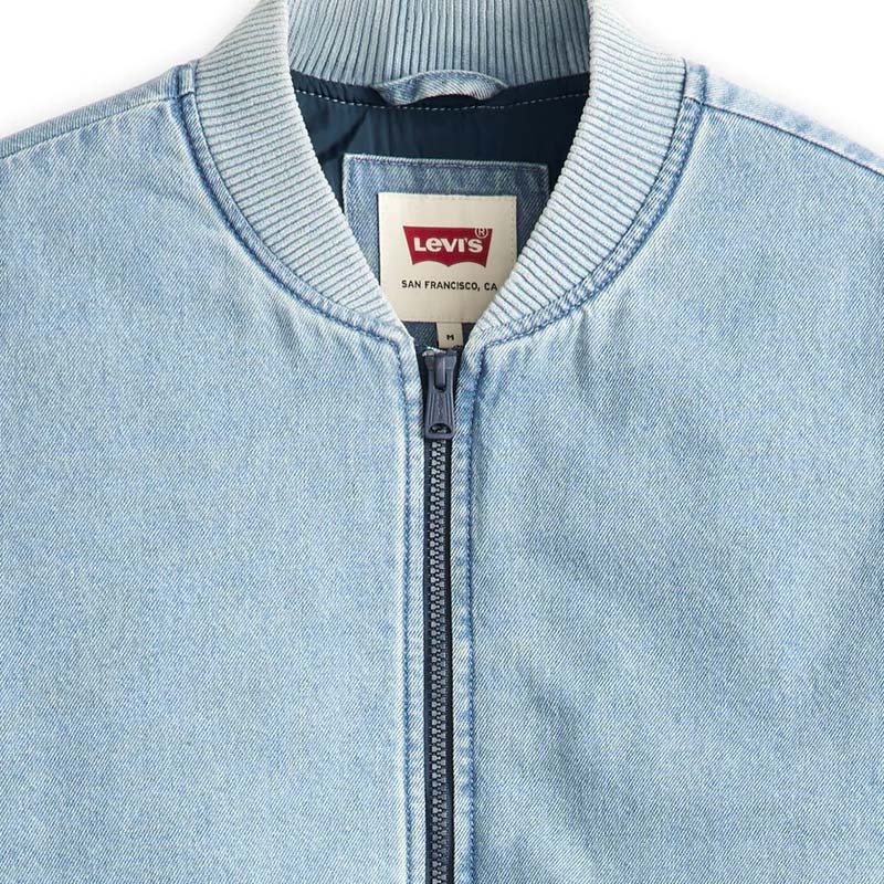 Levi's® Bay Bomber Jacket 男版 牛仔水洗 棒球外套 水洗藍 001K30003 [台灣現貨]