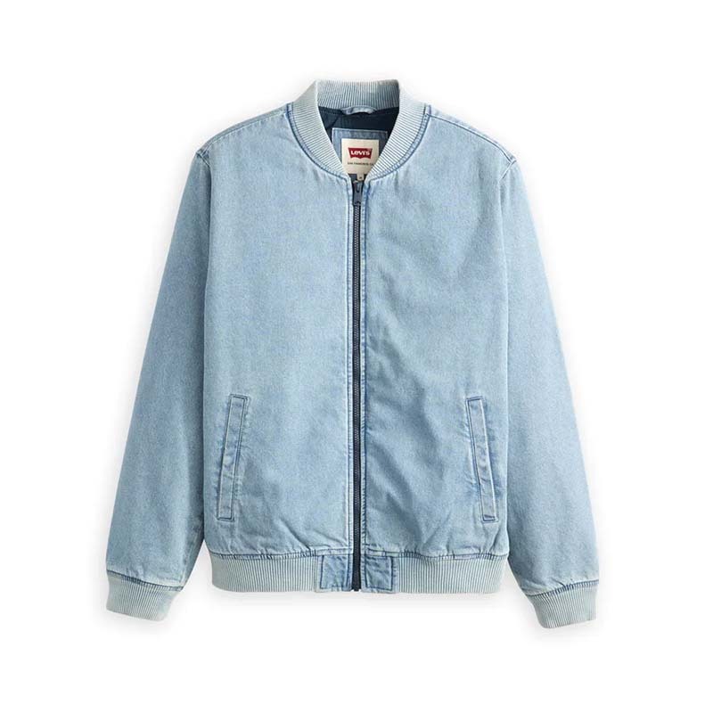 Levi's® Bay Bomber Jacket 男版 牛仔水洗 棒球外套 水洗藍 001K30003 [台灣現貨]