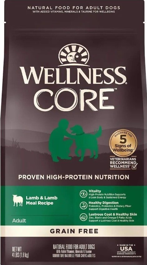 Wellness Core 羊肉配方﹙無穀物﹚4lb/12lb/22lb