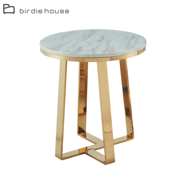 柏蒂家居-夏洛特1.7尺圓形石面小茶几/邊桌