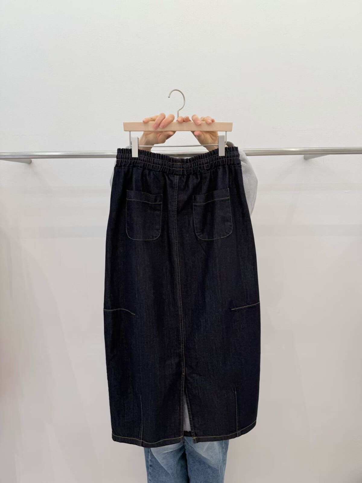 GC5501 全橡筋牛仔裙 *特價* (優惠碼同充值購物金不適用)