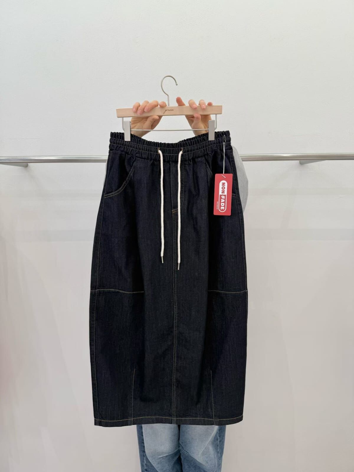 GC5501 全橡筋牛仔裙 *特價* (優惠碼同充值購物金不適用)