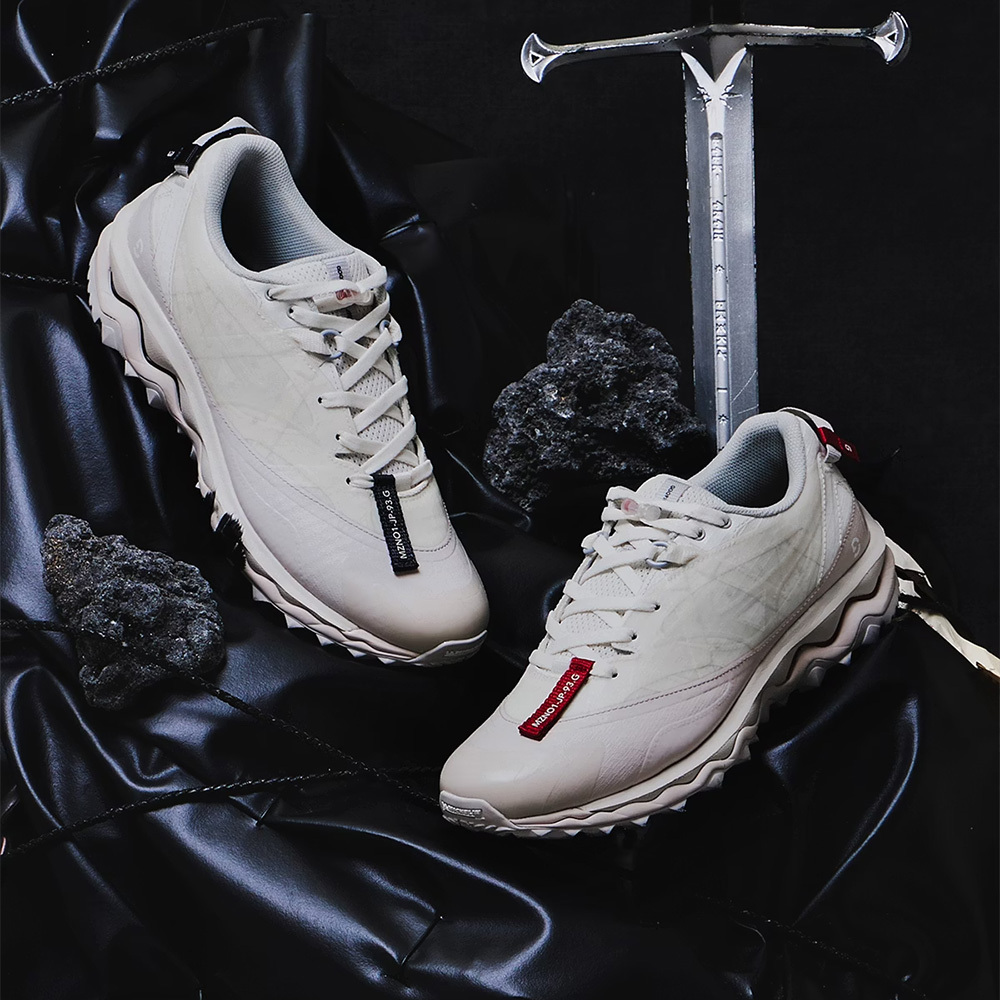 GOOPiMADE x Mizuno Mujin 聯名 米白 限量 運動鞋 男鞋 D1GD252301