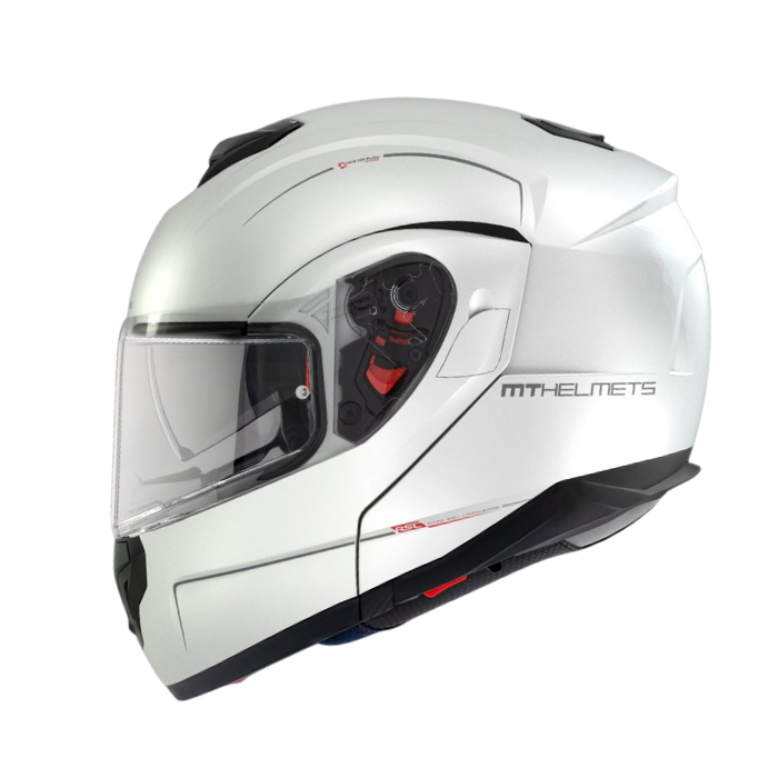 MT HELMETS ATOM SV SOLID A0 GLOSS WHITE 亮面