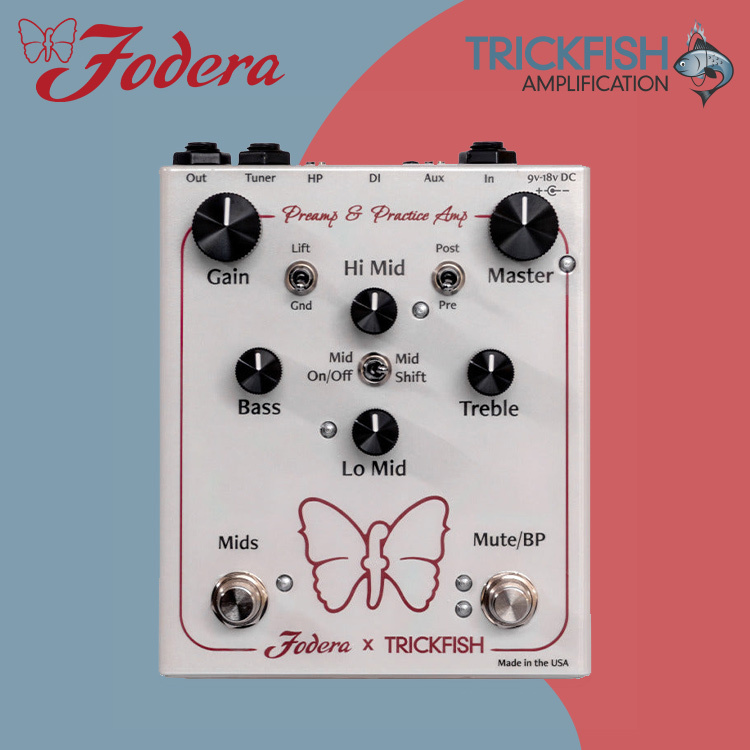 Fodera X TRICKFISH Preamp & Pratice Amp 電貝斯 前級 效果器