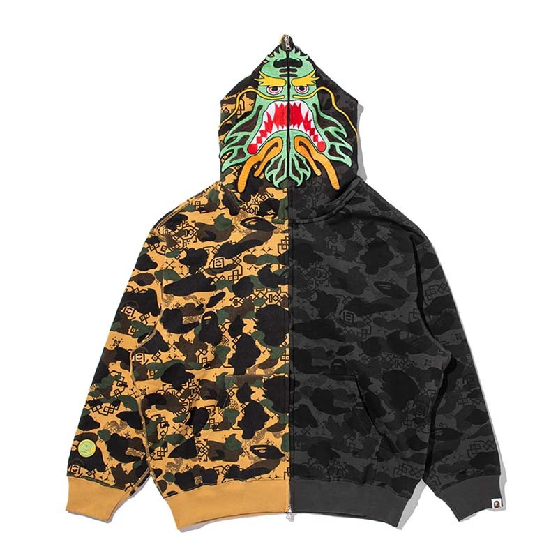 BAPE x COLT 聯名迷彩龍頭外套 連帽外套 黑黃迷彩 BAPE-530 [台灣現貨]