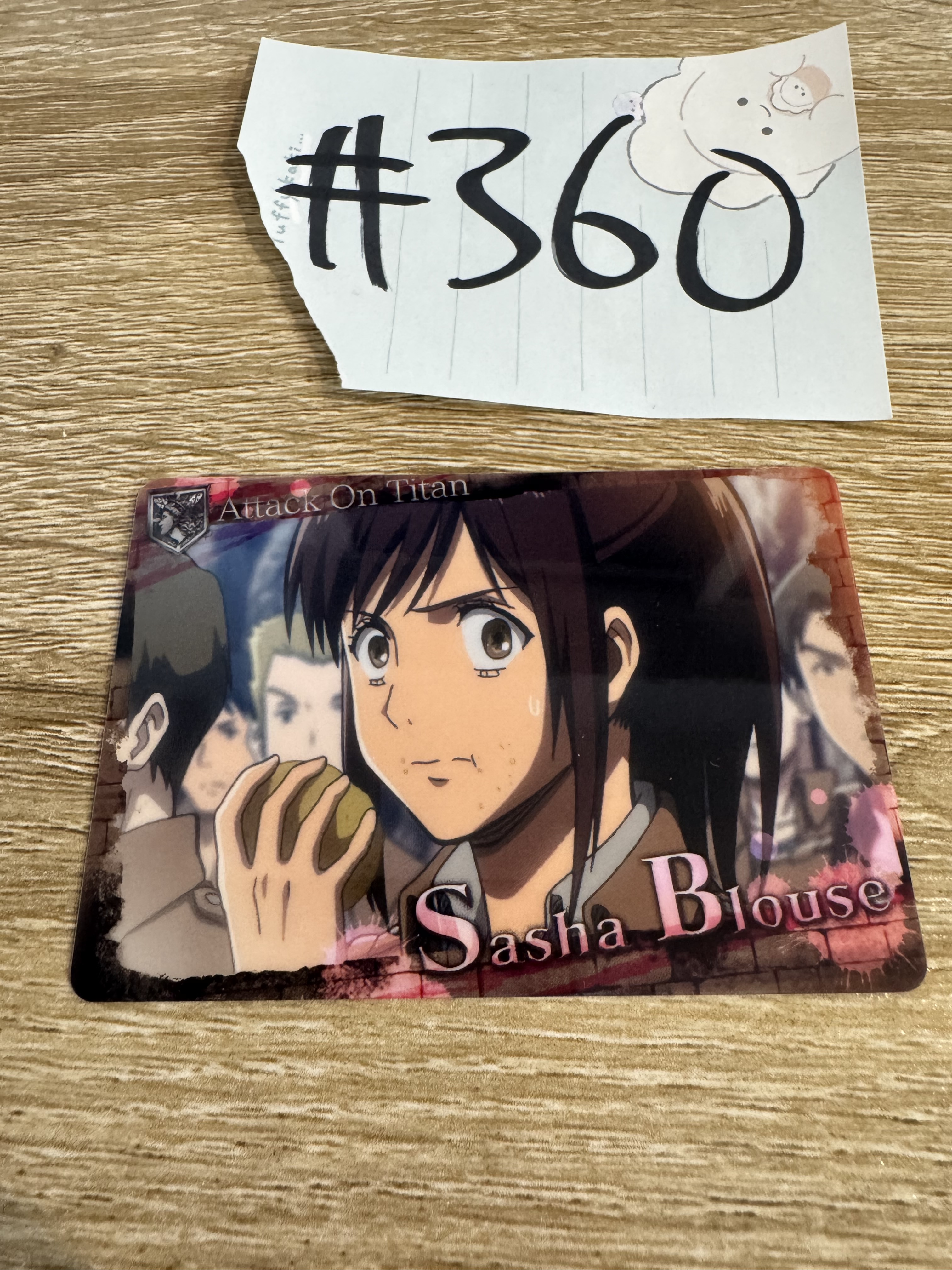 進擊的巨人 SASHA  小卡#360