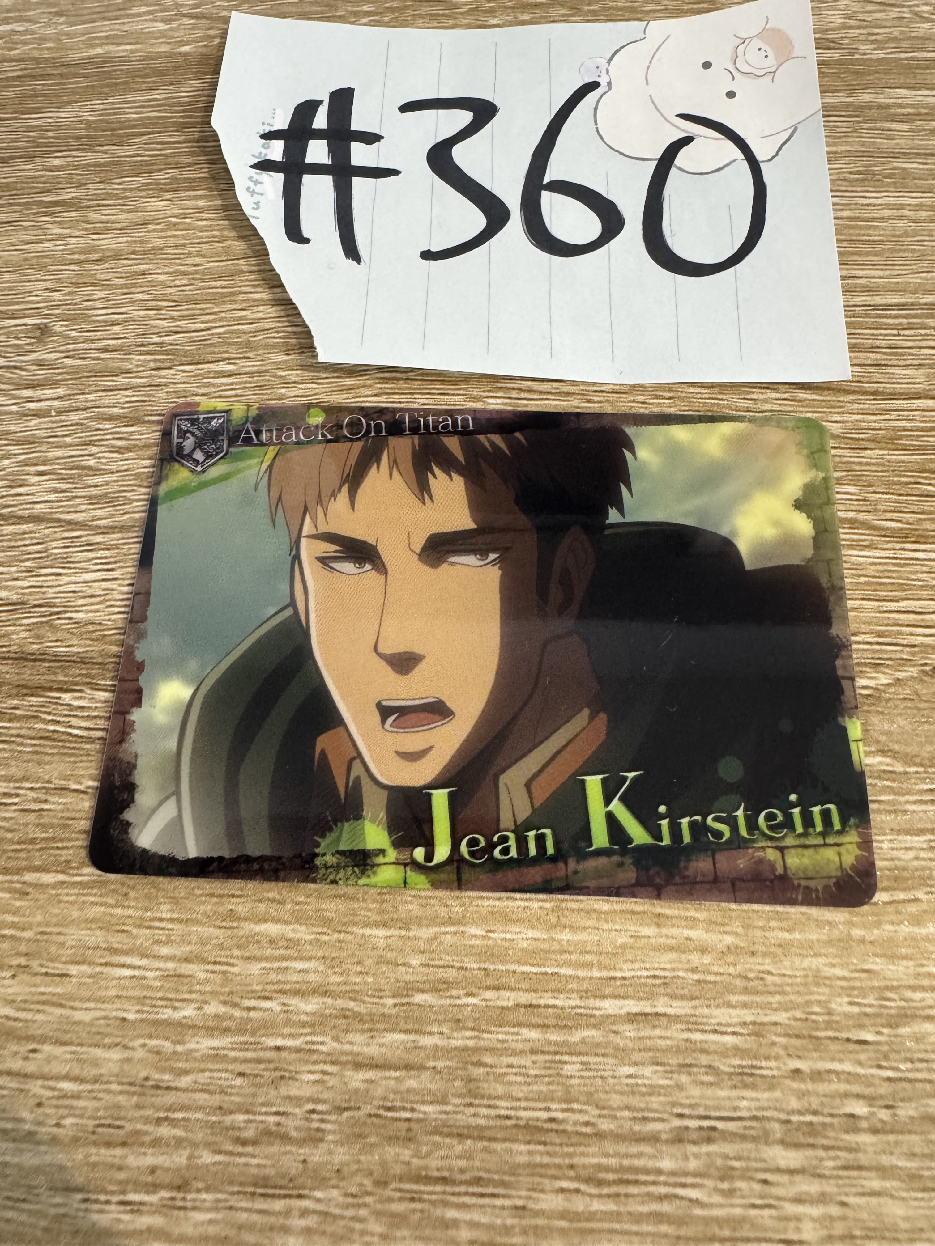 進擊的巨人 JEAN 小卡#360