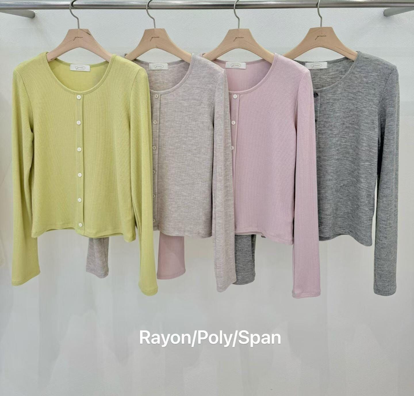 GC5520 鈕扣裝飾上衣 *特價* (優惠碼同充值購物金不適用)