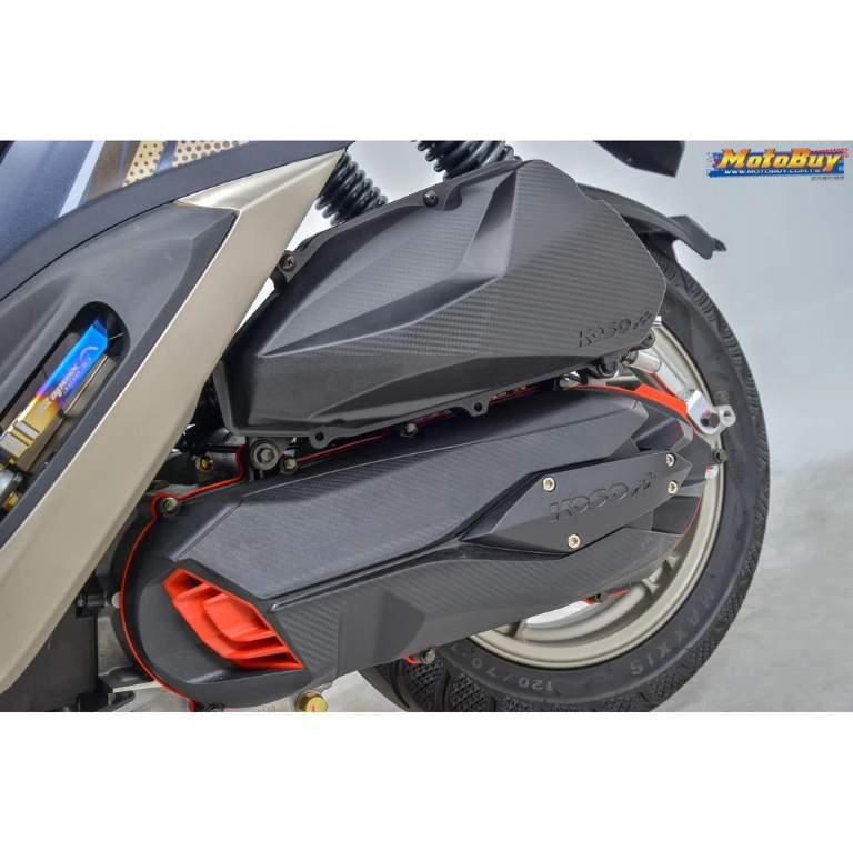 【KOSO】JETS JET SR JETSL 專用 高效空濾外蓋 卡夢壓花 強制導風