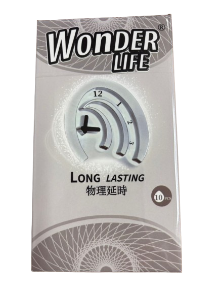 Wonder life Physical Long Lasting 10's Pack Latex Condom