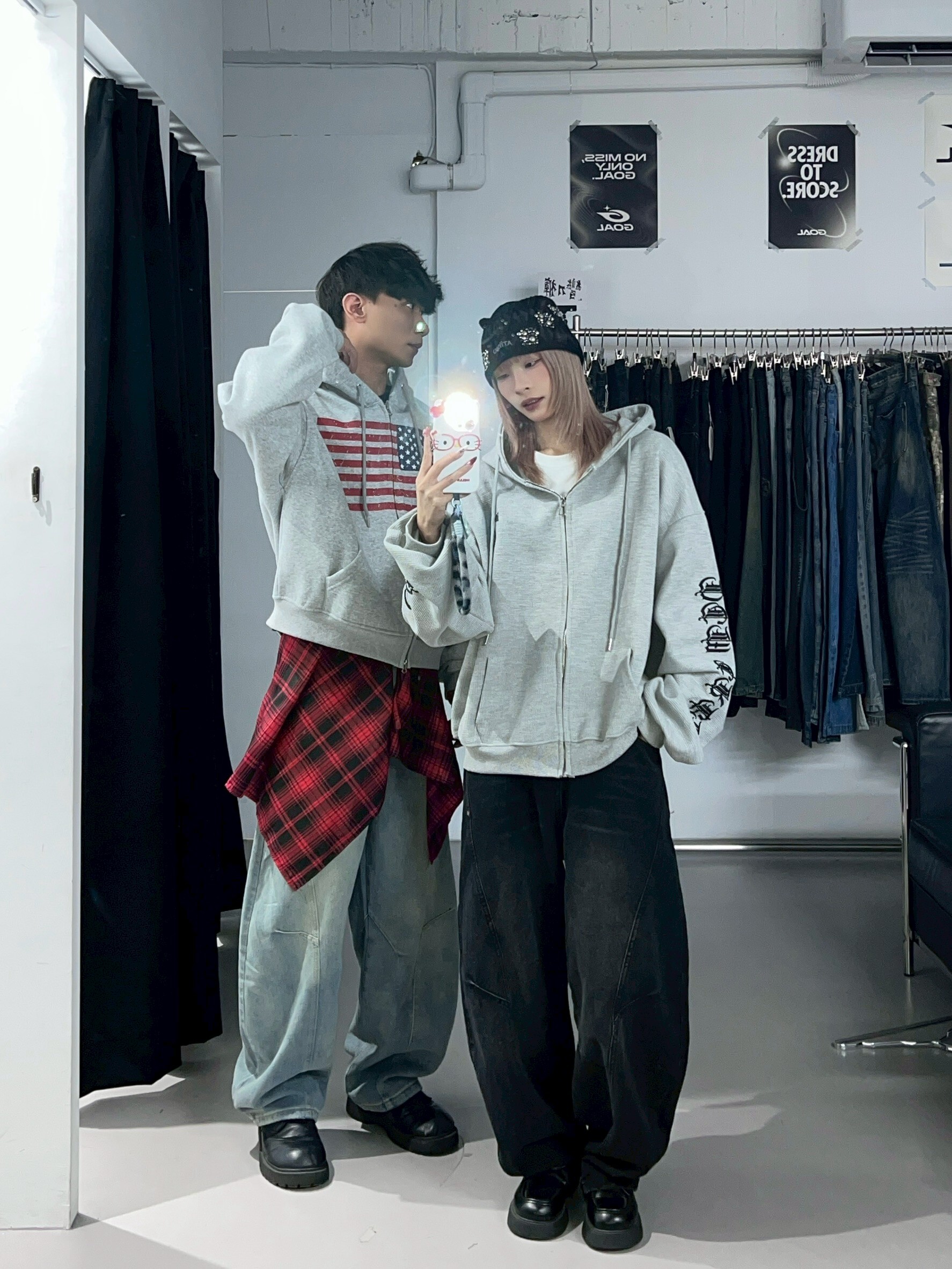 (GOAL) 快速出貨 微彎刀 立體剪裁 牛仔褲 V0002