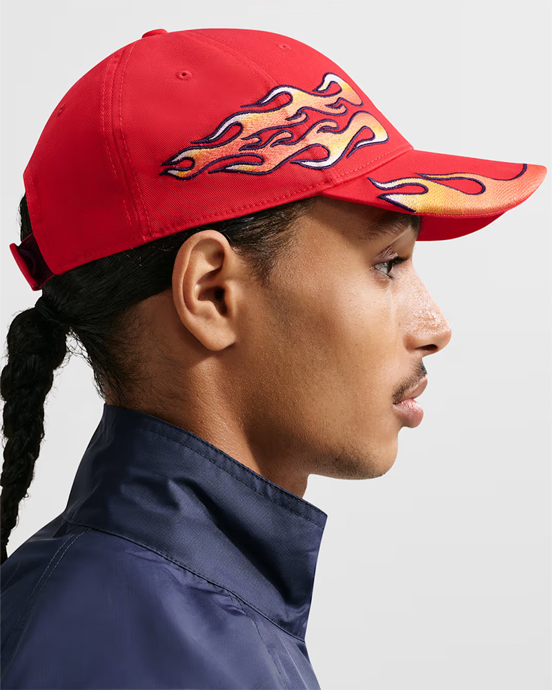 Nike Club Semi-Structured OG Flame Cap 火焰老帽 紅 刺繡 魔鬼氈   IH9258-657