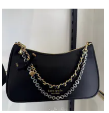[S] KATE SPADE BLACK KN256 MARGOT KSNYL MED CNV CBODY, 196021678547 (SKS1699)