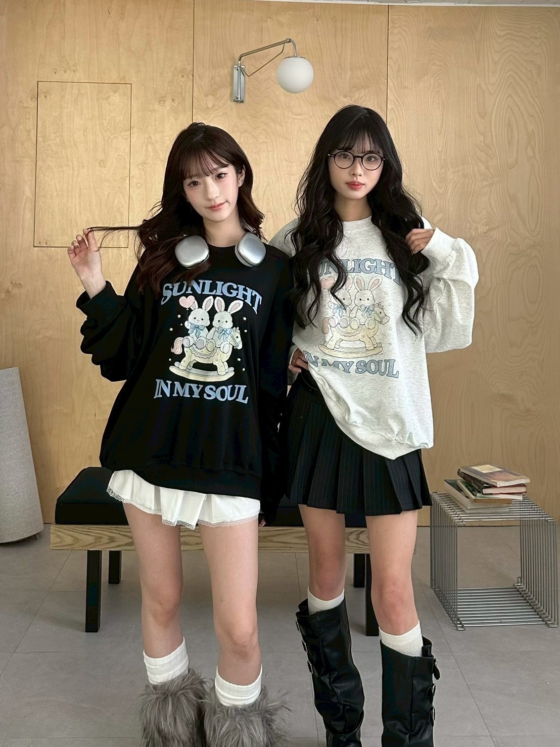 mmb童話樂園木馬薄款大學T