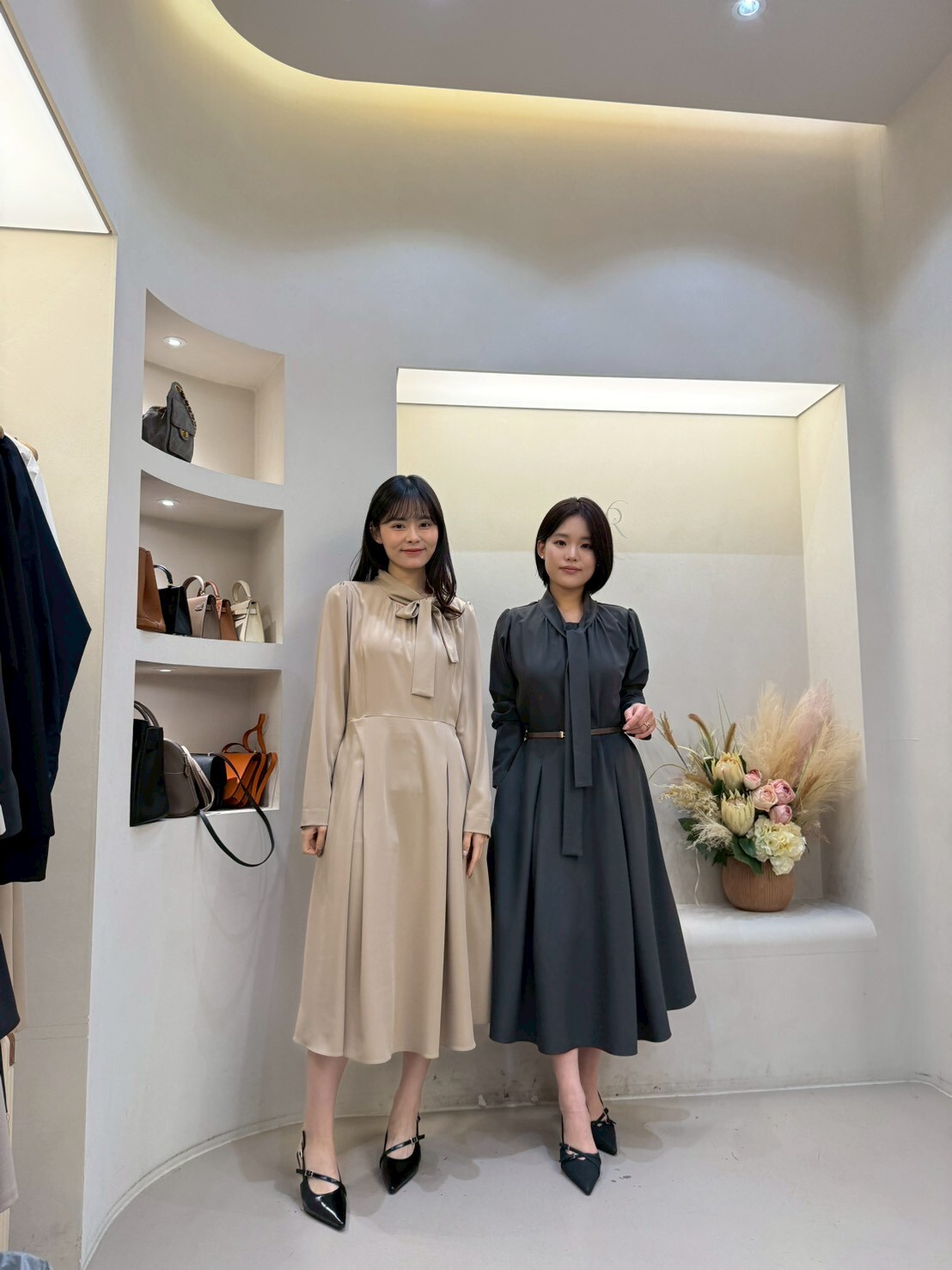 MA5532 領巾混絲連身裙 *特價* (優惠碼同充值購物金不適用)