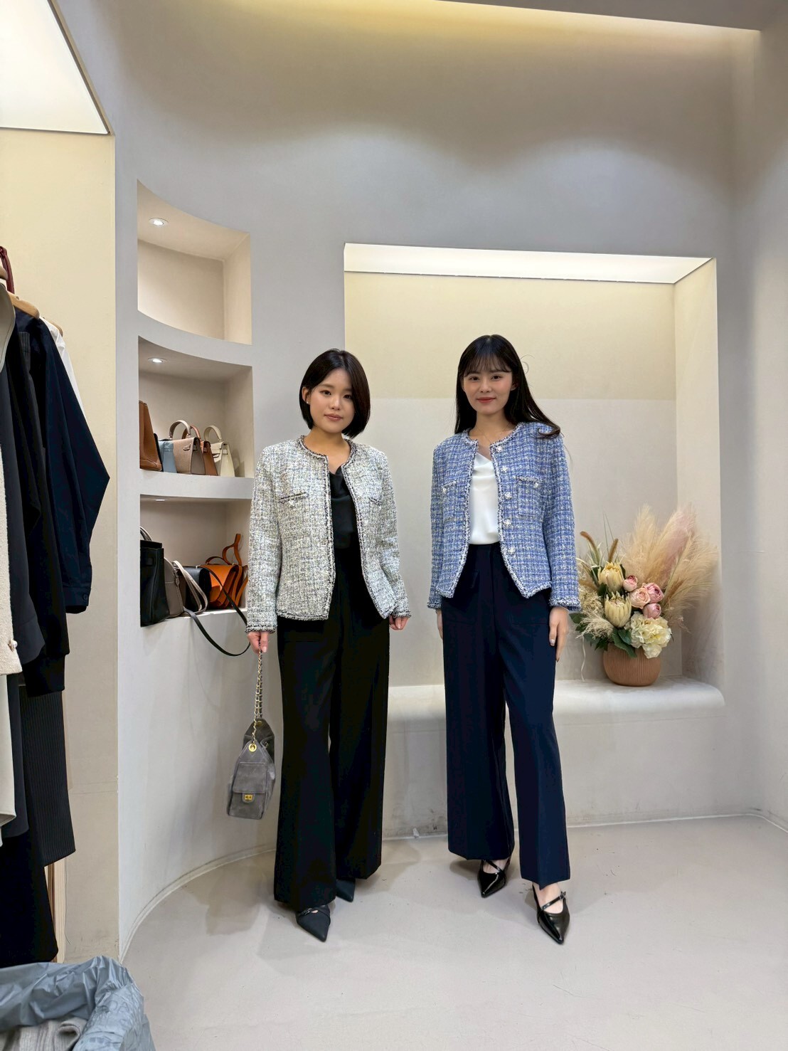 MA5521 小香毛呢格子外套 *特價* (優惠碼同充值購物金不適用)