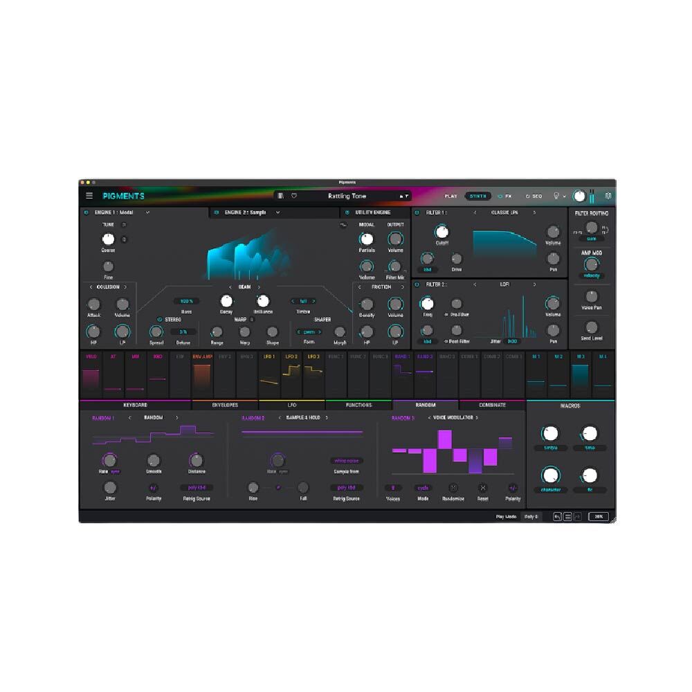 Arturia Arturia / Pigments 6 合成器音源軟體 (序號下載版) — 三峽鍵盤 / 鋼琴｜YA! 玩音樂