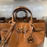 [S] MICHAEL KORS LUGGAGE 35F5G2ZS3A CARSON MD CZ SATCHEL, 197853808256 (SMK1342)