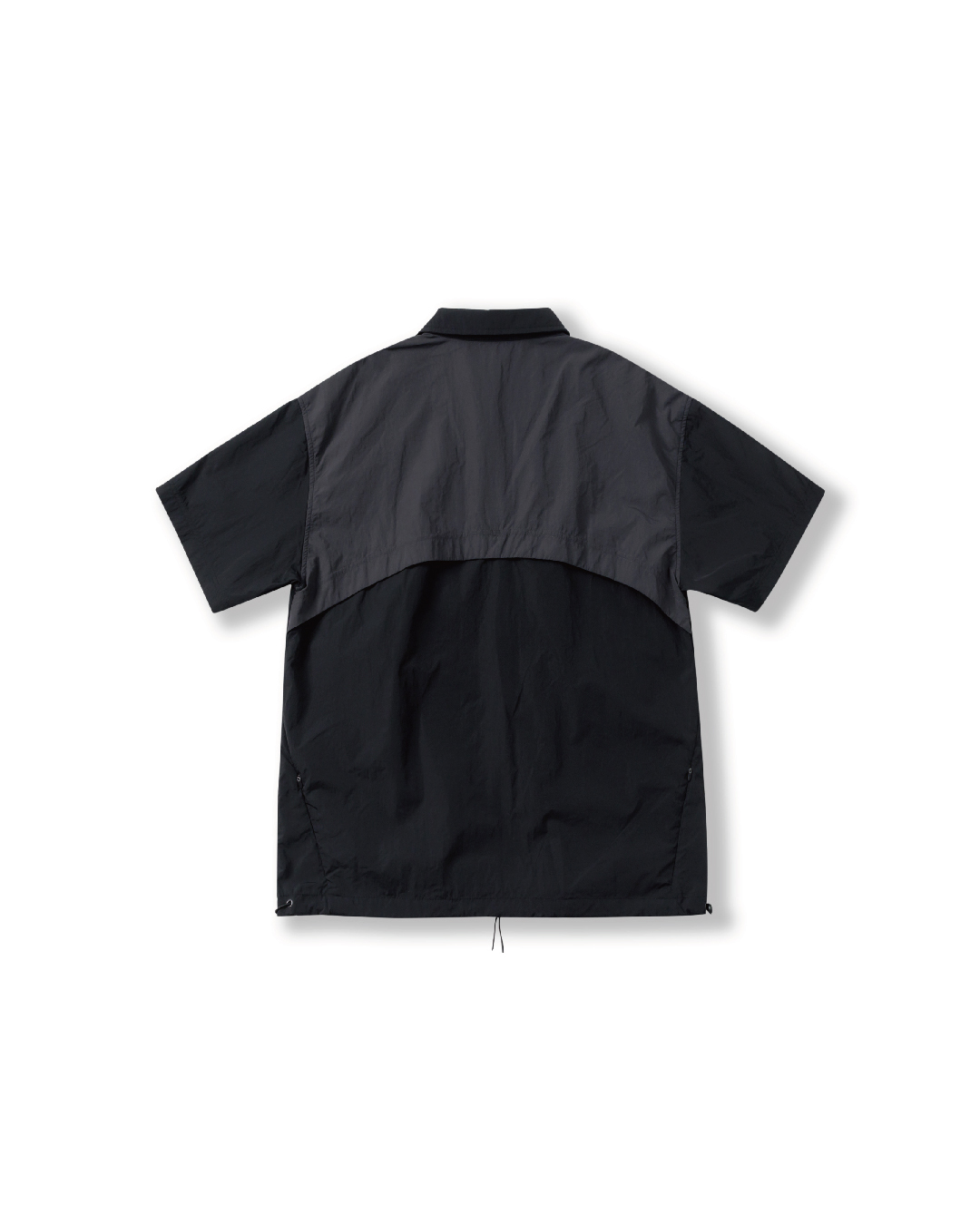 MULTI-FUNCTIONAL ZIP-UP SHIRT-BLACK