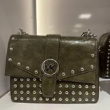 [S] MICHAEL KORS OLIVE 35F5SGRC1Y GREENWICH SM FLAP XBODY, 197853810679 (SMK1346)