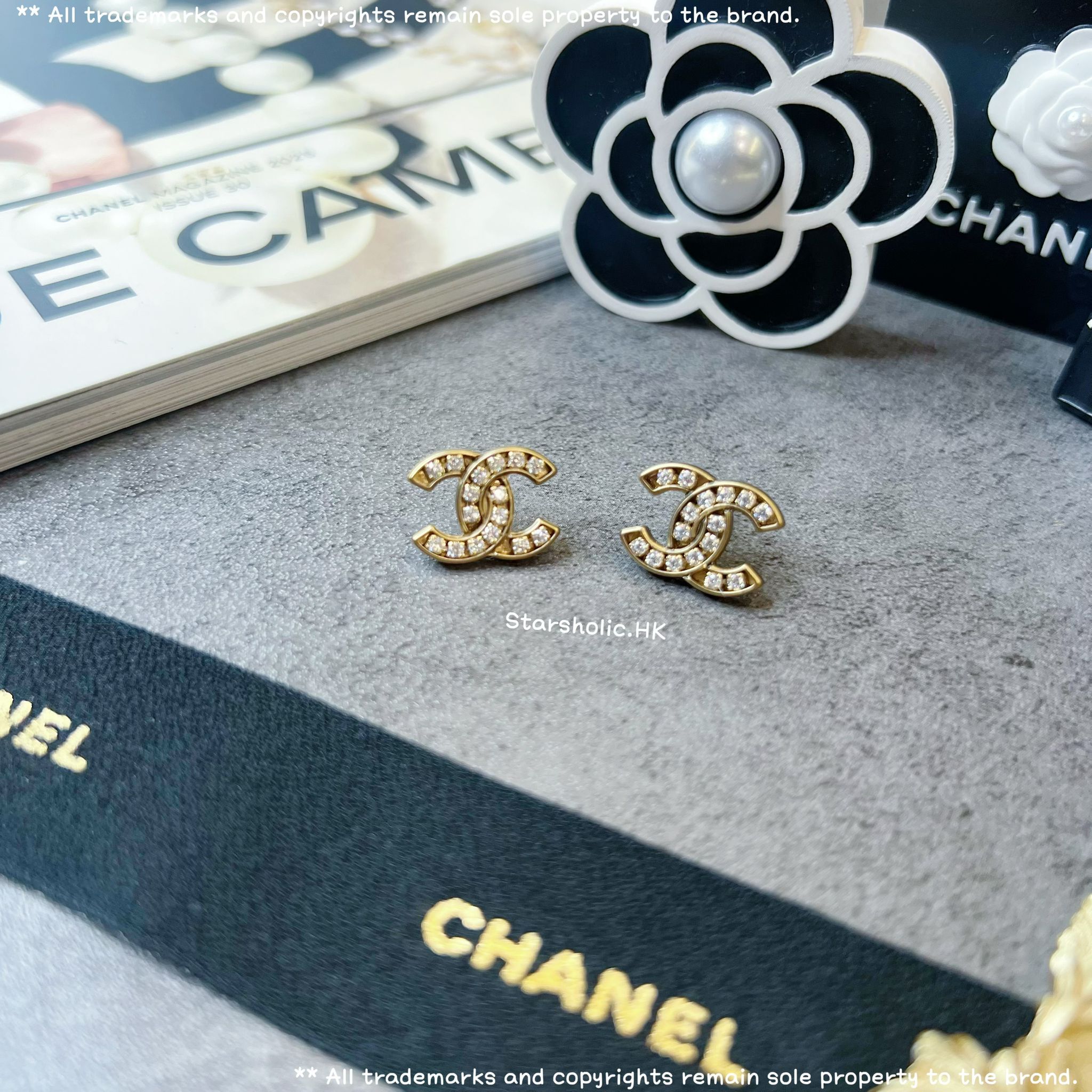 CHANEL 復古 CC Logo Earrings