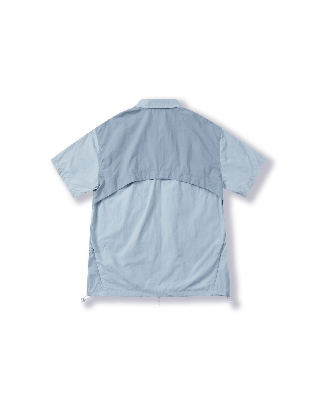 MULTI-FUNCTIONAL ZIP-UP SHIRT-BLUE