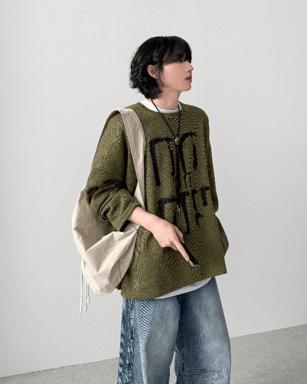 DO 華夫格針織衫