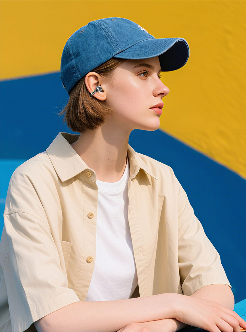 MEES FairyBeads開放式耳夾AI翻譯耳機｜降噪式藍牙