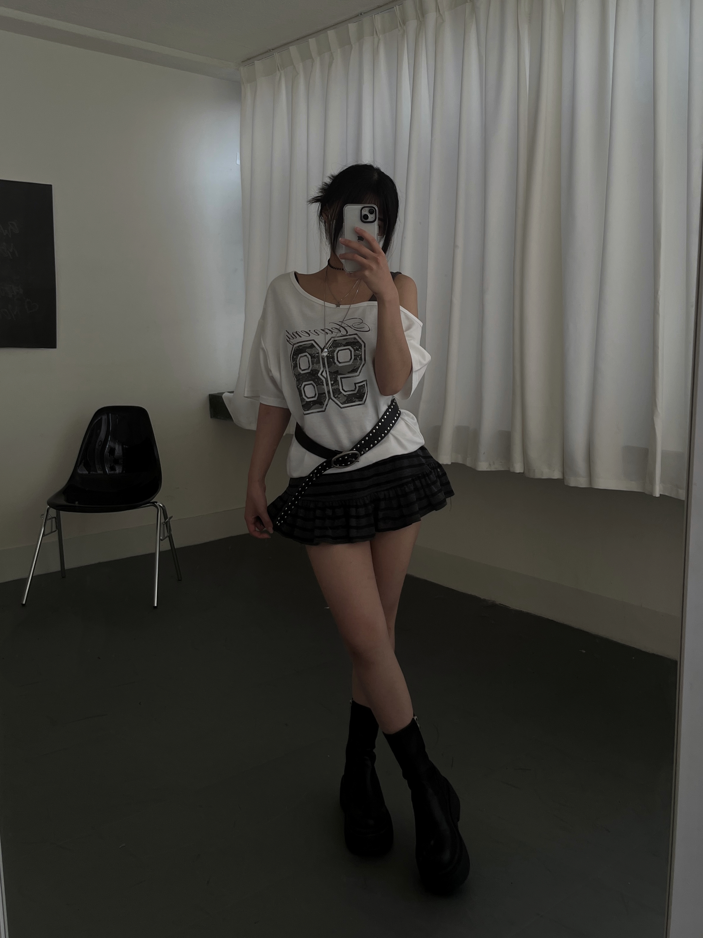 低糖迷彩98斜肩上衣